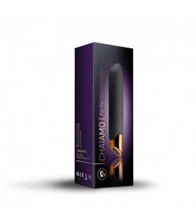 Вібратор нереалістичний Rocks-Off чорний, 16 х 3 см - No Taboo