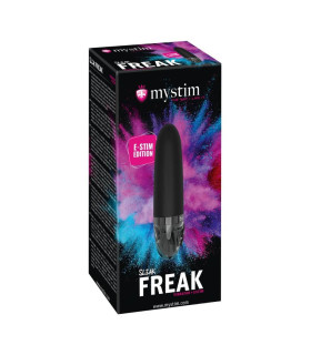 Вибратор вагинальный Mystim Sleak черный, 14.5 см х 3.6 см - No Taboo