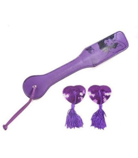 Набор для БДСМ игр фиолетовый - No Taboo