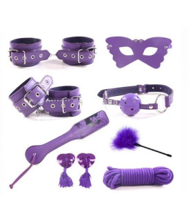 Набор для БДСМ игр фиолетовый - No Taboo