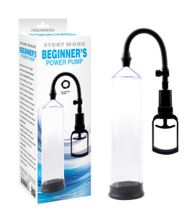 Помпа с насадкой Beginner's Power Pump, 21 см х Φ5.5 см - No Taboo