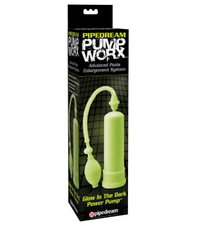 Светящаяся в темноте помпа GLOW IN THE DARK PENIS PUMP - No Taboo