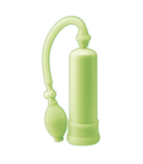 Светящаяся в темноте помпа GLOW IN THE DARK PENIS PUMP - No Taboo