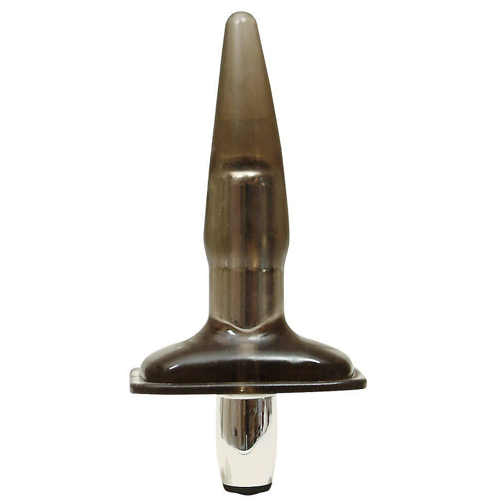 Анальная пробка с вибрацией You2Toys черная, 15 х 2.5 см (6204), zoom