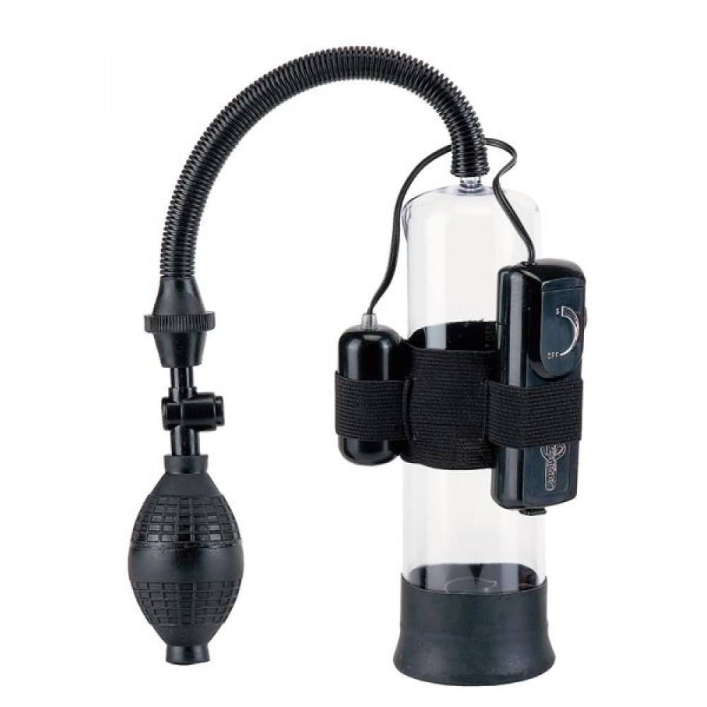 Вакуумна помпа Seven Creations з вібрацією, прозора, 20.3 х 5.6 см (8468), zoom