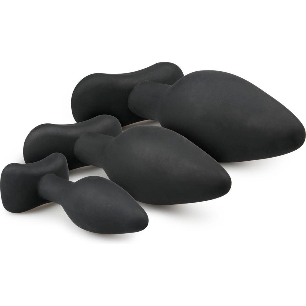 Набор силиконовых анальных пробок разного размера (38560), zoom