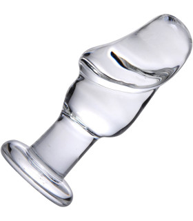 Реалистичная стеклянная анальная пробка, 12.7 x 4.8 см - No Taboo