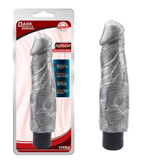 Вибратор большой Chisa, серебристый, 23.5 х 5.5 см - No Taboo