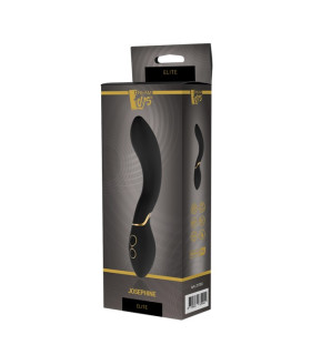 Вибратор-кролик Dream Toys Elite, чёрный, 20 х 3.7 см - No Taboo