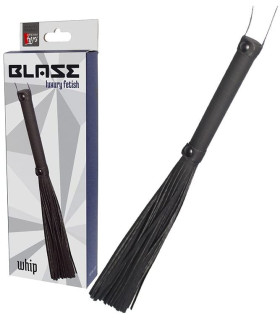 Флоггер (плетка) с петлей, черный - No Taboo