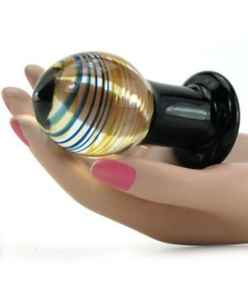 Анальная пробка из стекла, 9 см х 4 см - No Taboo