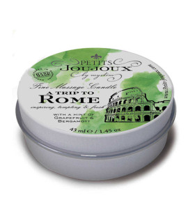 Массажная свеча c ароматом грейпфрута и бергамота Petits Joujoux, 43 мл - No Taboo