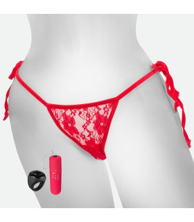 Вибратор в трусики с пультом красный - No Taboo