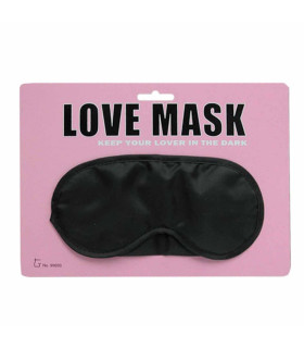 Маска на глаза атласная черного цвета - No Taboo