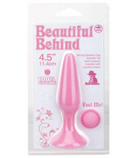 Анальная пробка коническая с присоской, 11,4см - No Taboo