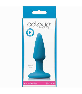 Анальна пробка блакитного кольору, розмір S - No Taboo