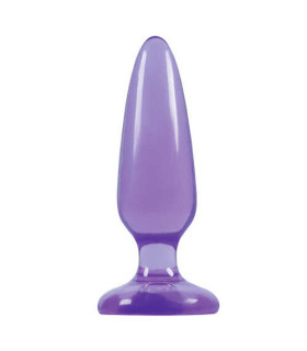 Анальная пробка фиолетового цвета, размер М - No Taboo