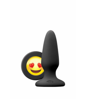 Анальная пробка cо смайлом, диаметр 3 см - No Taboo
