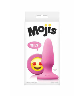 Анальная пробка со смайлом розового цвета, диаметр 3 см - No Taboo