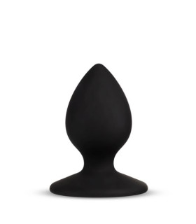 Анальна пробка чорного кольору зі стопером Temptasia Slave - No Taboo