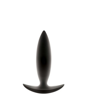 Анальний плаг чорного кольору зі стопером - No Taboo