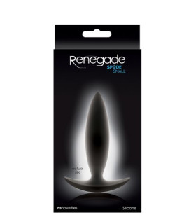 Анальний плаг чорного кольору зі стопером - No Taboo