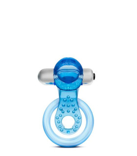 Эрекционное кольцо с вибрацией двойное - No Taboo