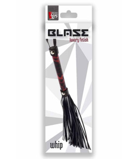 Флоггер Dreamtoys Blaze черный, 24 см - No Taboo