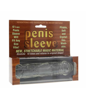 Насадка на член із закритою головкою, 16.5 см - No Taboo