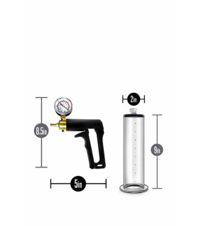 Помпа вакуумная VX7 мега вакуум (Mega vakuum), с триггером и манометром - No Taboo