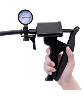 Вакуумная помпа с пистолетом и манометром Power pump PRO PISTOL - No Taboo