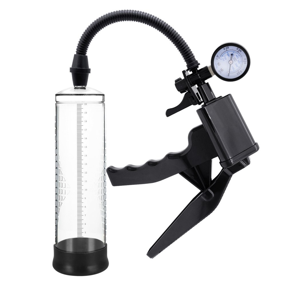 Вакуумная помпа с пистолетом и манометром Power pump PRO PISTOL (37622), zoom