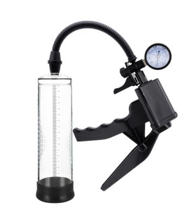 Вакуумная помпа с пистолетом и манометром Power pump PRO PISTOL - No Taboo