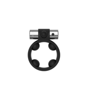 Ерекційне кільце C вібропулей Cool Boy ml Creation (My Love) (чорний+срібло) - No Taboo