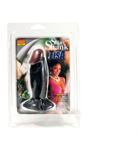 Фаллоимитатор-мини с присоской черного цвета, 12.7 см - No Taboo