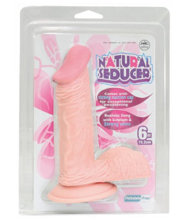 Фаллоимитатор на присоске c мошонкой реалистичный, 15.2 см - No Taboo