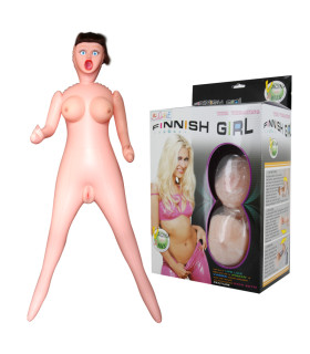 Кукла надувная с вибрацией и мастурбатором в комплекте - No Taboo