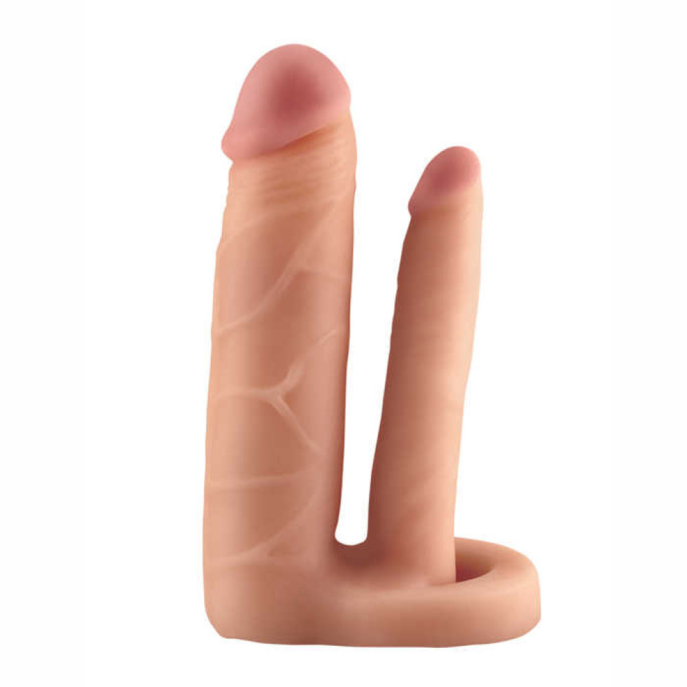 Реалистичная увеличивающая насадка для двойного проникновения (22879), zoom