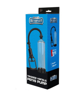 Вакуумная помпа механическая Dreamtoys MenzStuff с пистолетом, чёрная, 22 х 6 см - No Taboo