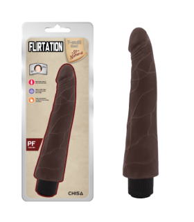 Вибратор реалистичный Chisa Flirtation из киберкожи, 23 см х 4.5 см - No Taboo