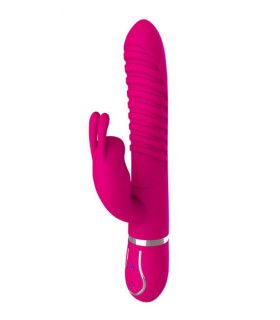 Вібратор-кролик Midnight Magic, вагінально-кліторальний - No Taboo