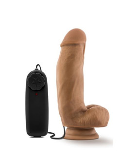 Вибратор на присоске реалистичный мулат, 13 см - No Taboo