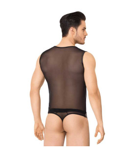 Сексуальный костюм полупрозрачный из трусиков и футболки 2 предмета M/L - No Taboo