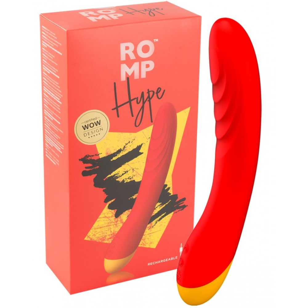 Вібратор Romp Hype червоний (36721), zoom