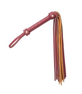 Плетка (флоггер) бордовая, 48 см - No Taboo