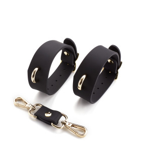 Поножи силиконовые с золотыми пряжками - No Taboo