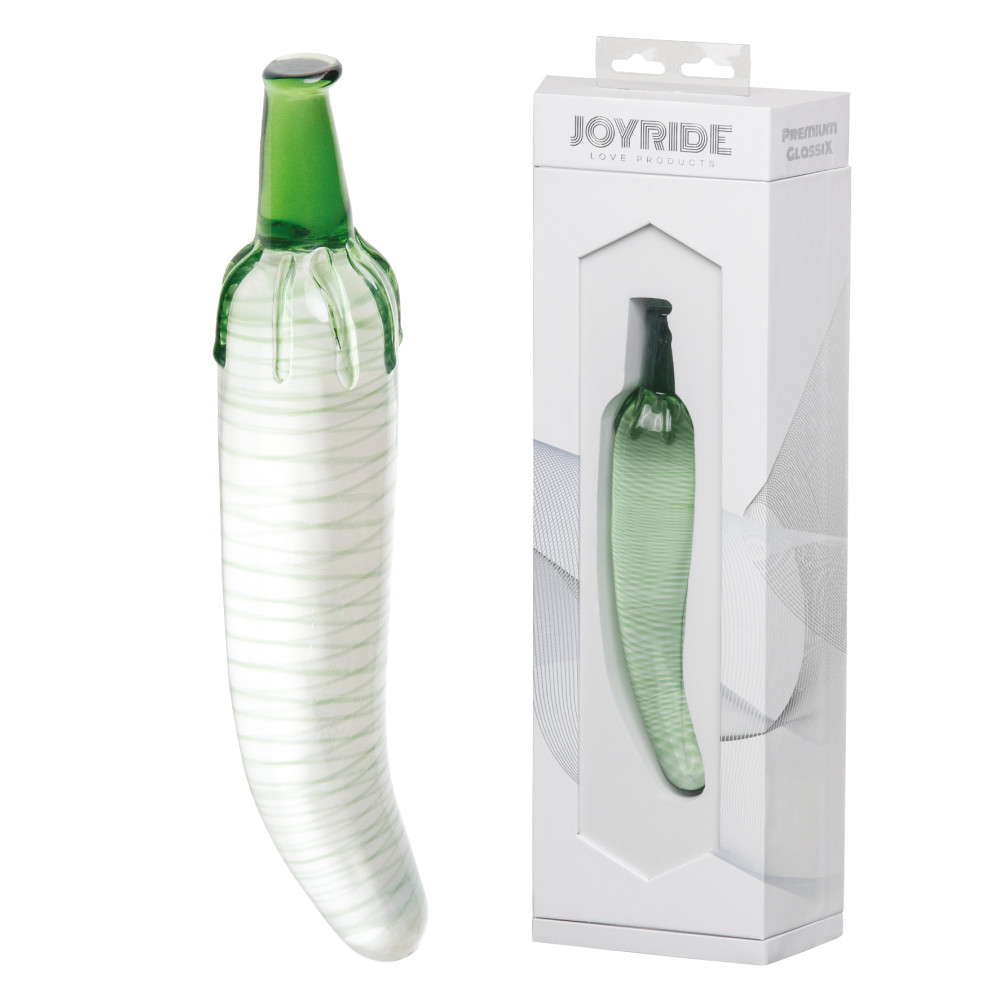 Фалоімітатор скло Premium Classic, 21х4 см (41024), zoom