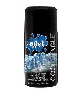 Лубрикант Wet Cool Tingle 148 мл, на водній основі з освіжаючим ефектом - No Taboo