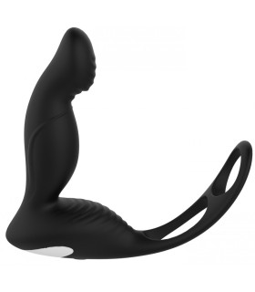 Масажер простати з ерекційним кільцем і вібрацією - No Taboo