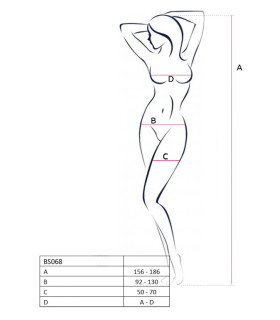 Сексуальний комбінезон білого кольору з інтимним вирізом, o / s - No Taboo